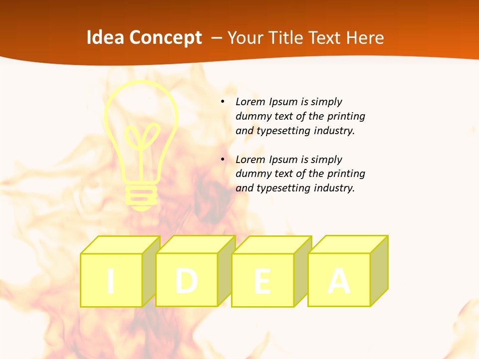 Text Copy Energy PowerPoint Template