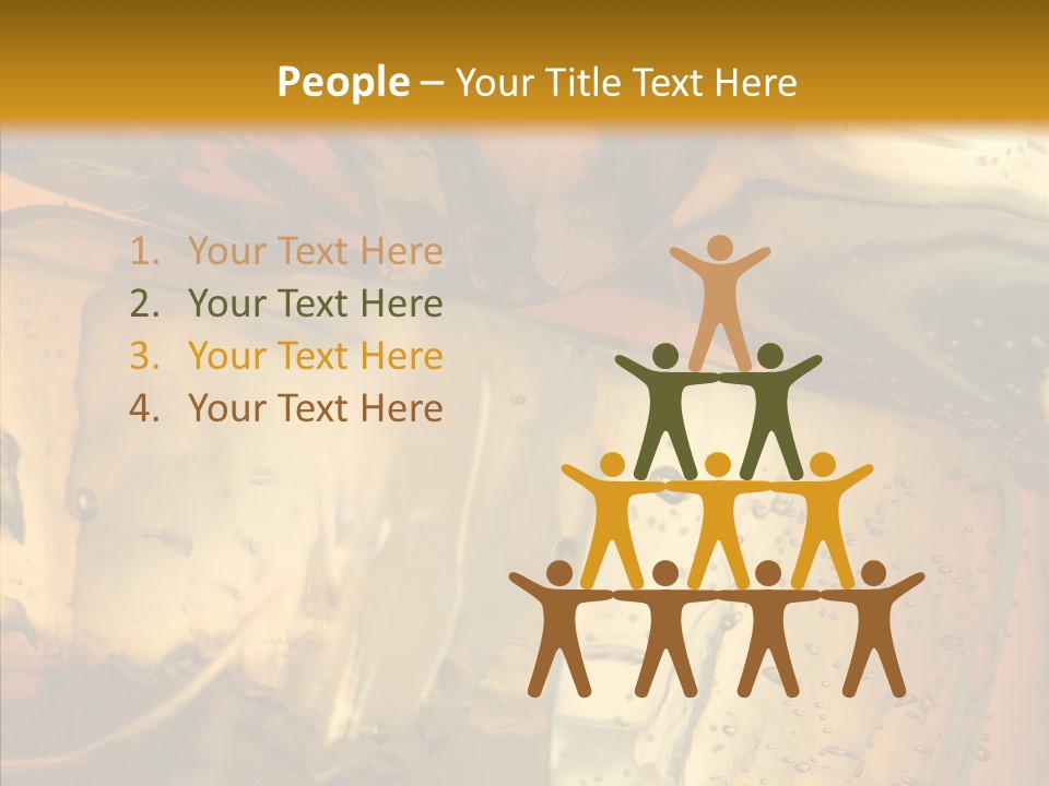 Table Team Character PowerPoint Template