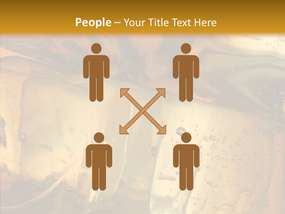 Table Team Character PowerPoint Template