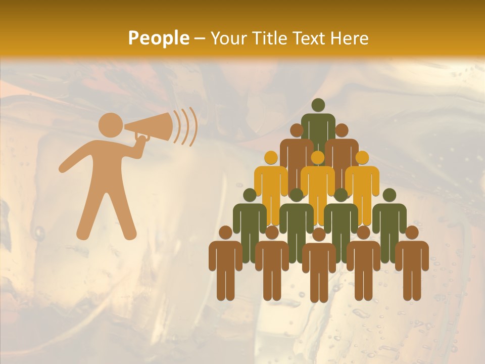 Table Team Character PowerPoint Template