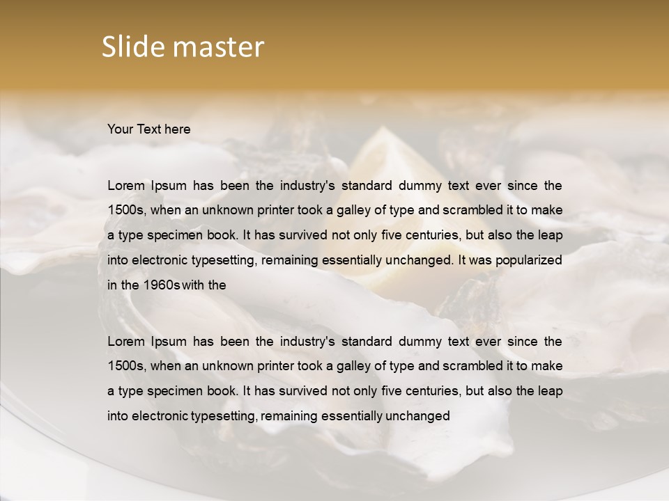 Citrus Raw Flesh PowerPoint Template