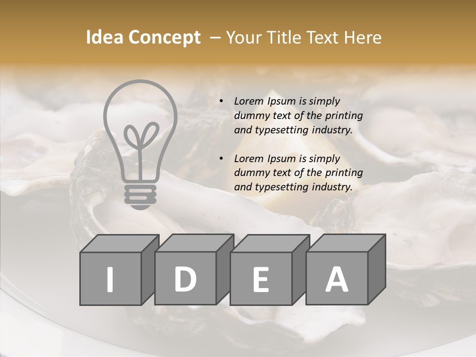 Citrus Raw Flesh PowerPoint Template