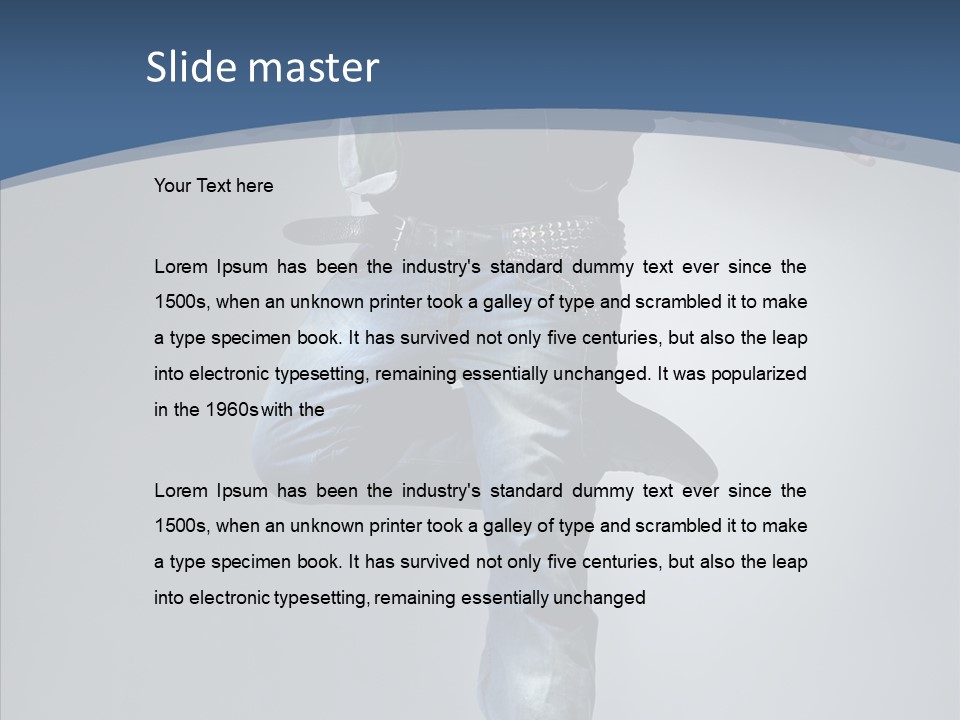 Gymnastic Sport Motion PowerPoint Template