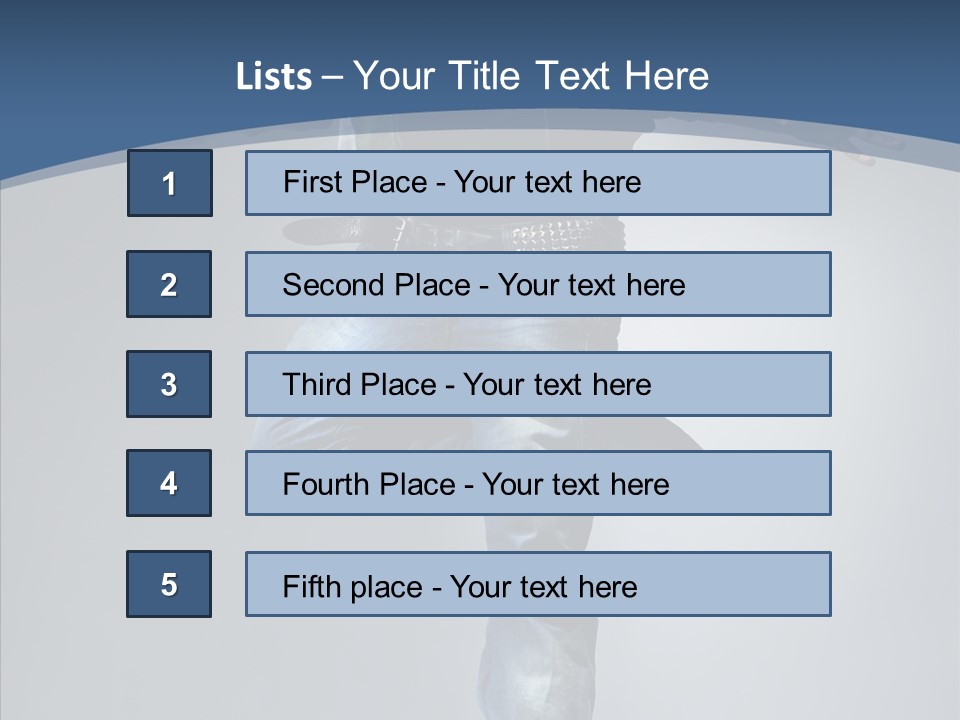 Gymnastic Sport Motion PowerPoint Template