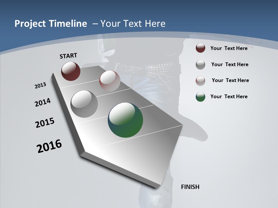 Gymnastic Sport Motion PowerPoint Template