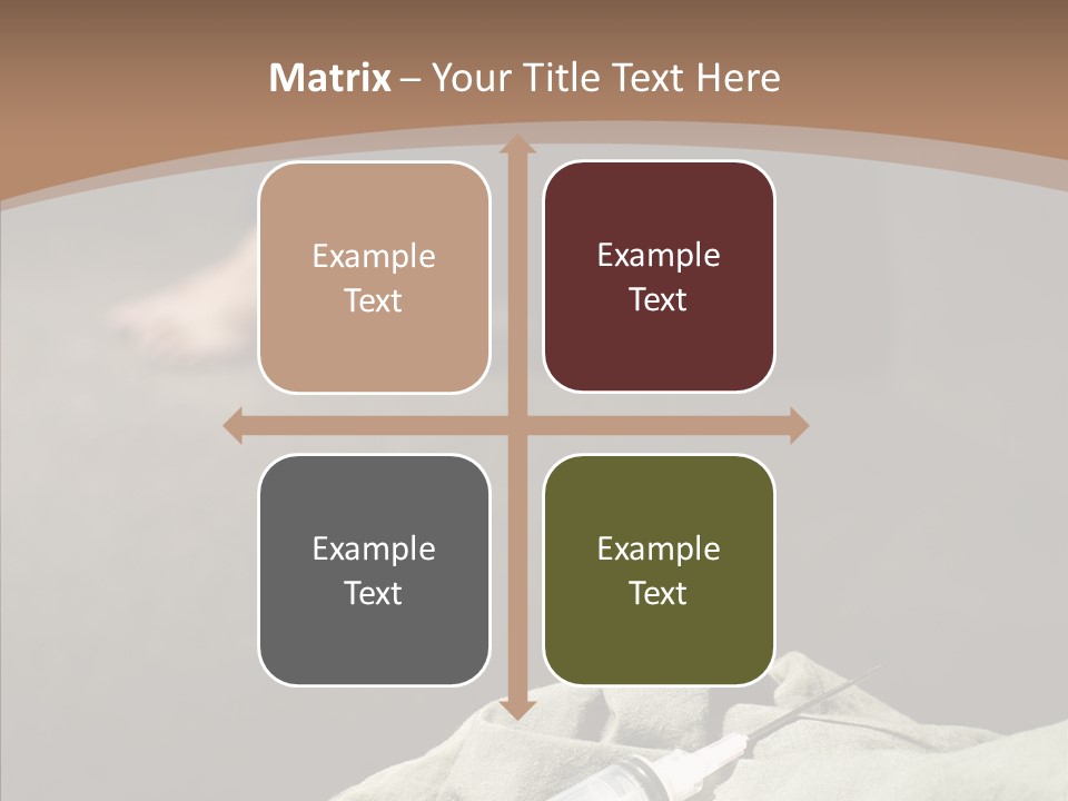 Sad Problem Syringe PowerPoint Template