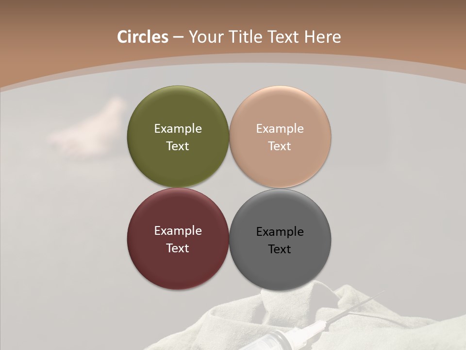 Sad Problem Syringe PowerPoint Template