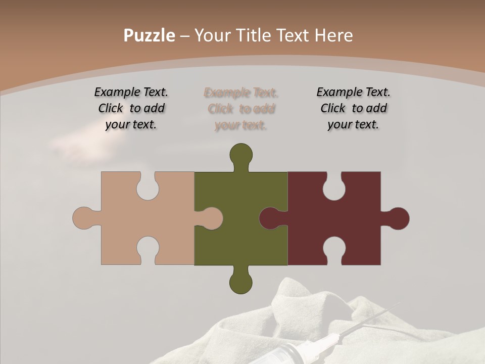 Sad Problem Syringe PowerPoint Template