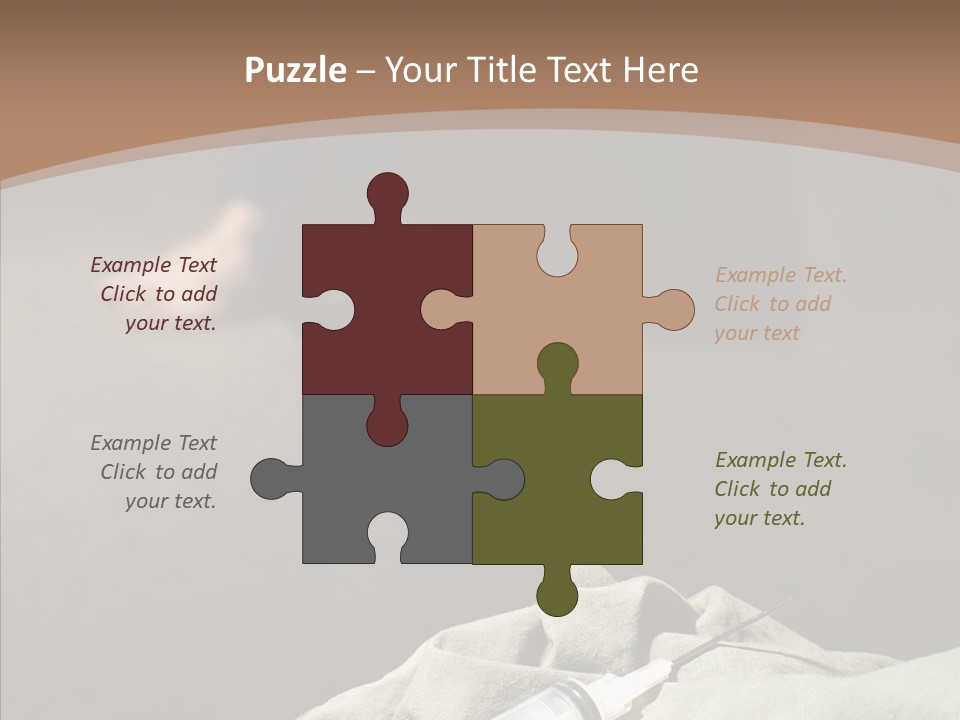 Sad Problem Syringe PowerPoint Template