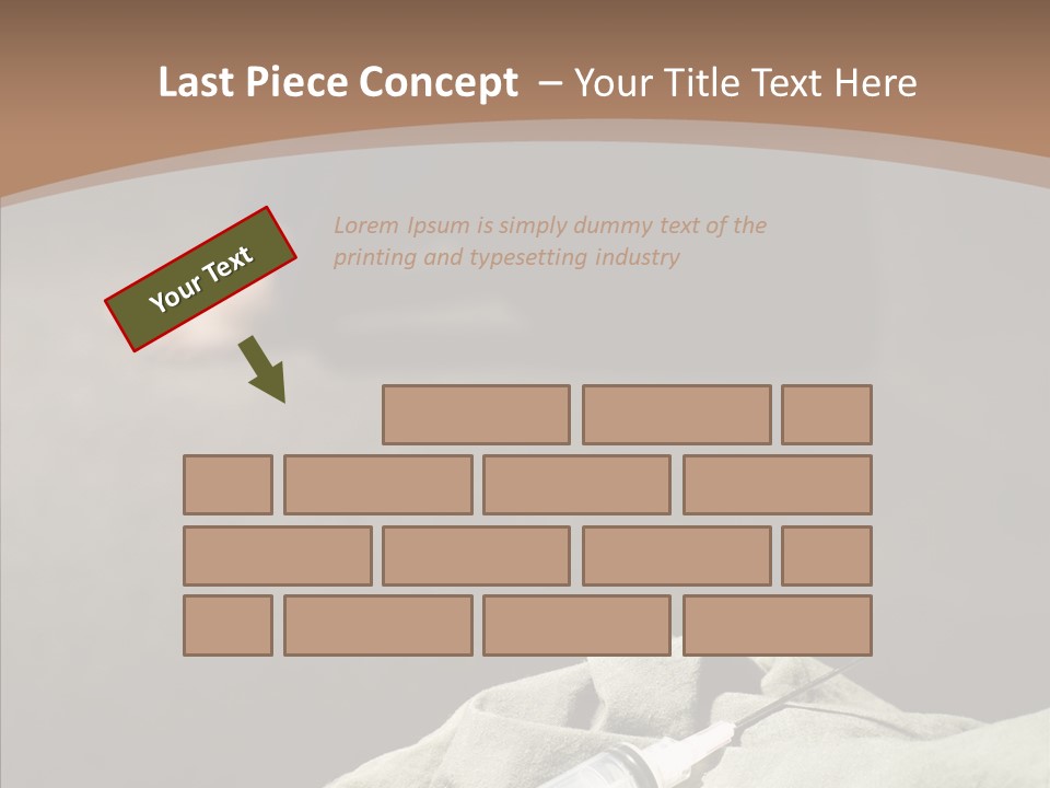 Sad Problem Syringe PowerPoint Template