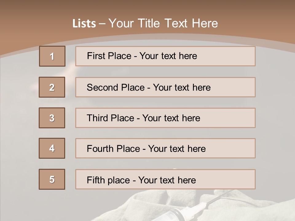 Sad Problem Syringe PowerPoint Template