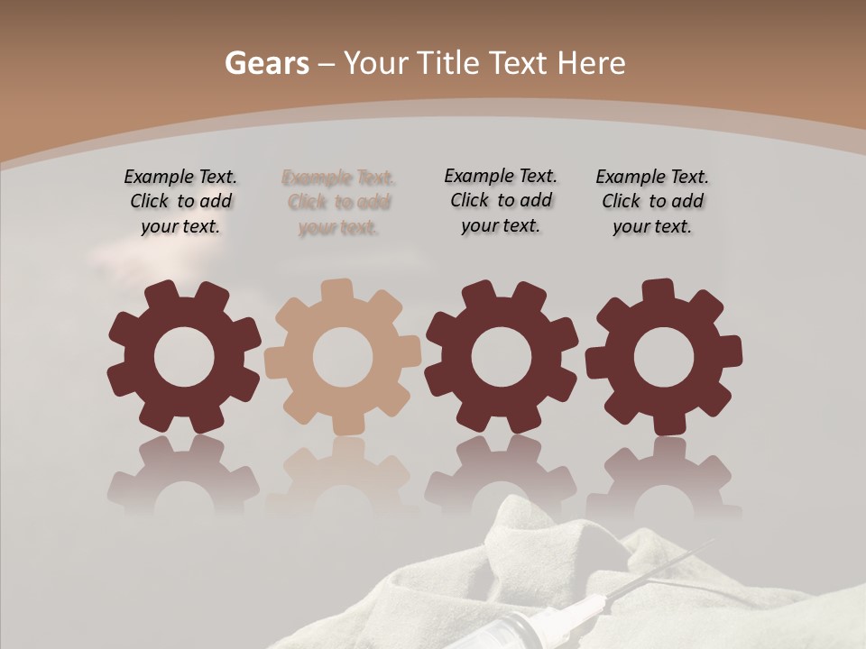 Sad Problem Syringe PowerPoint Template