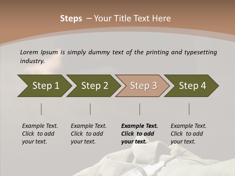 Sad Problem Syringe PowerPoint Template