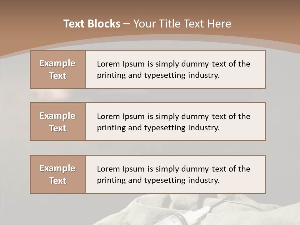 Sad Problem Syringe PowerPoint Template
