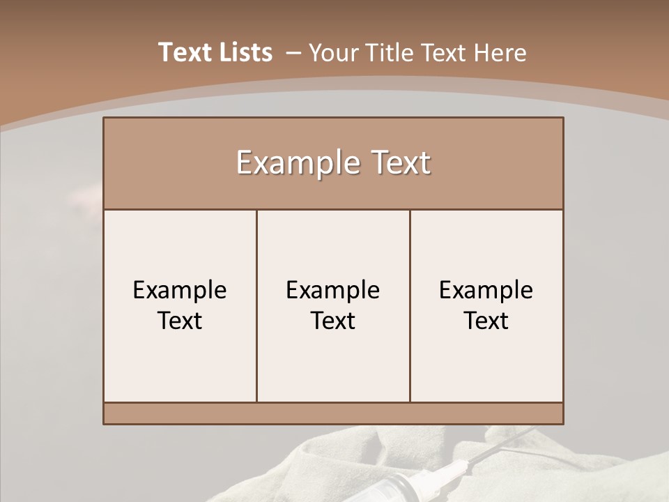 Sad Problem Syringe PowerPoint Template