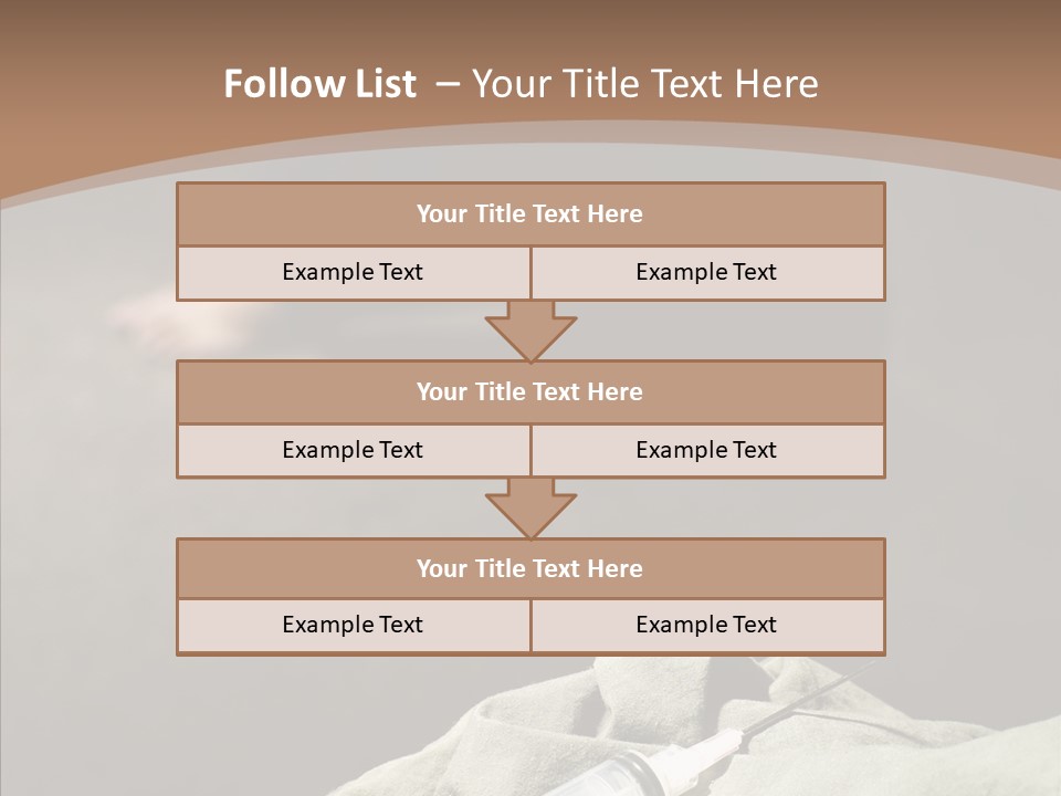 Sad Problem Syringe PowerPoint Template