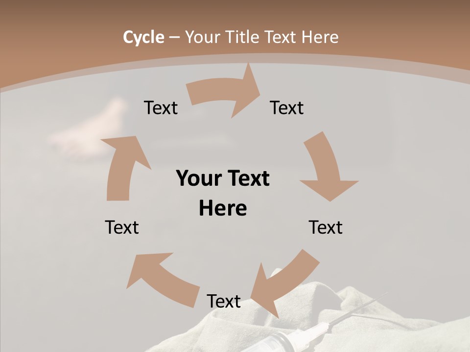 Sad Problem Syringe PowerPoint Template