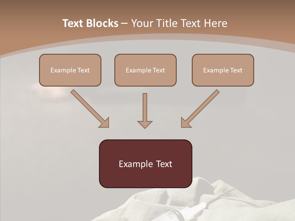 Sad Problem Syringe PowerPoint Template