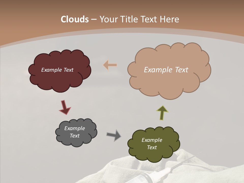 Sad Problem Syringe PowerPoint Template