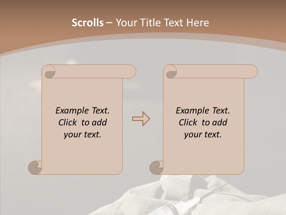 Sad Problem Syringe PowerPoint Template