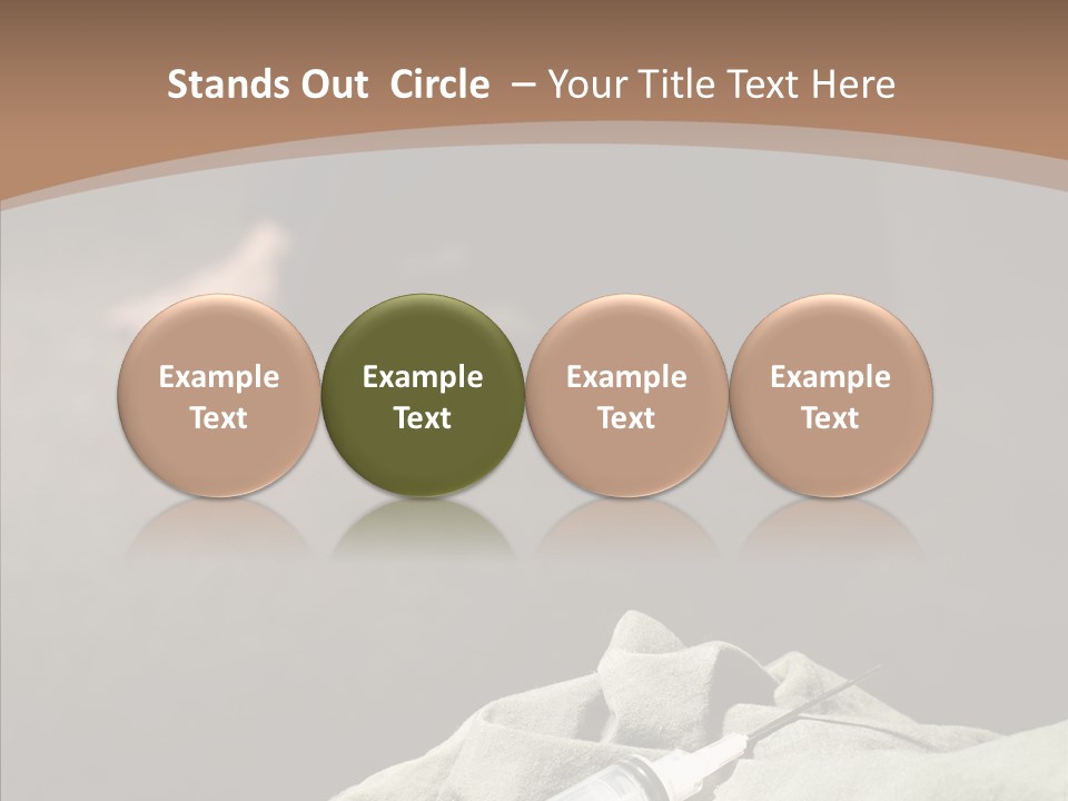 Sad Problem Syringe PowerPoint Template