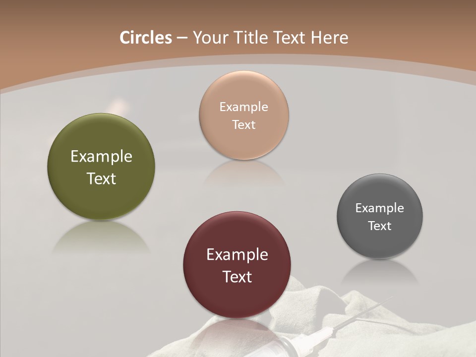 Sad Problem Syringe PowerPoint Template