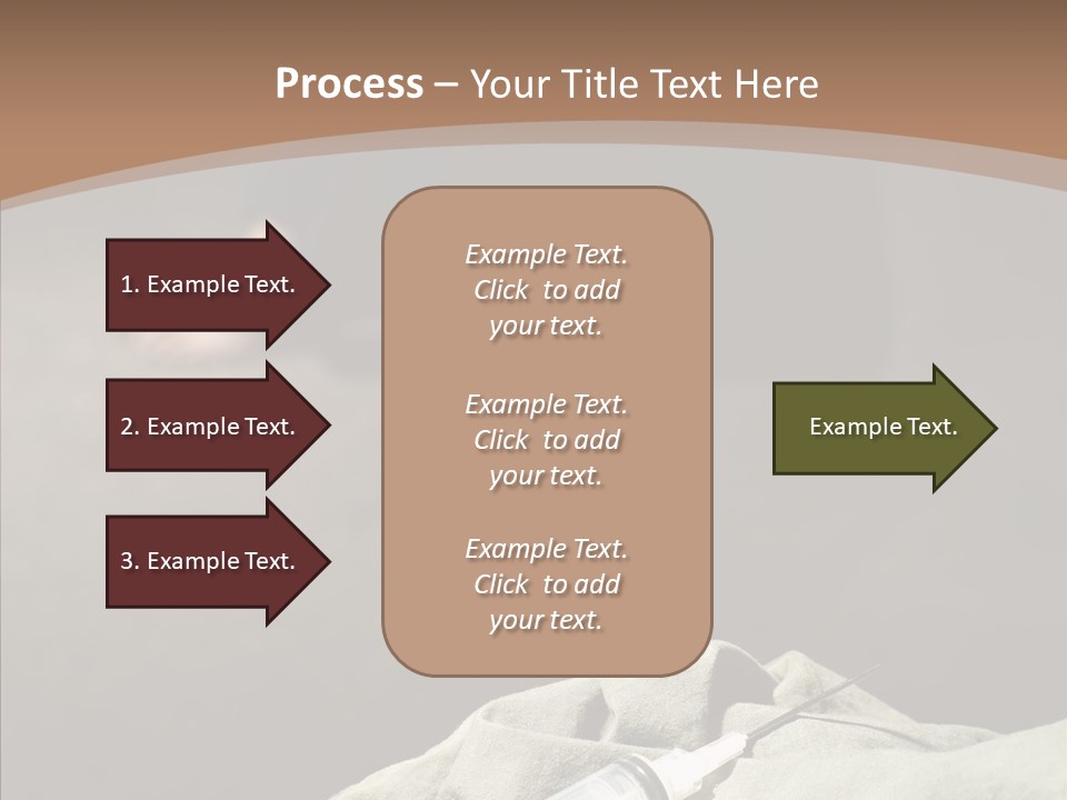 Sad Problem Syringe PowerPoint Template