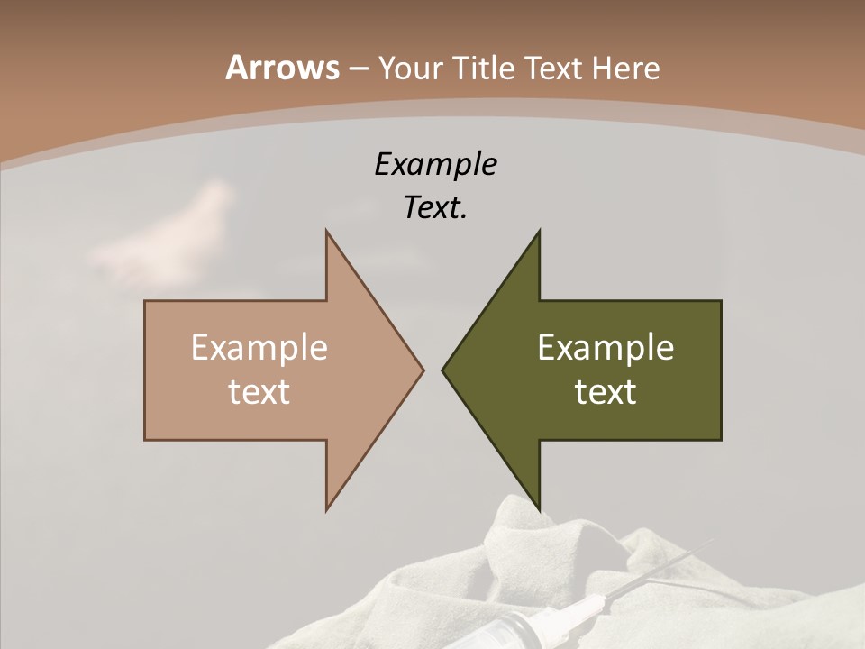 Sad Problem Syringe PowerPoint Template