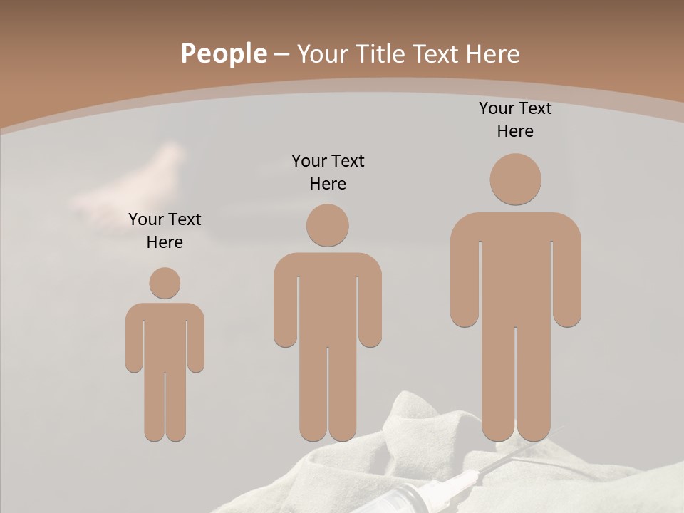 Sad Problem Syringe PowerPoint Template