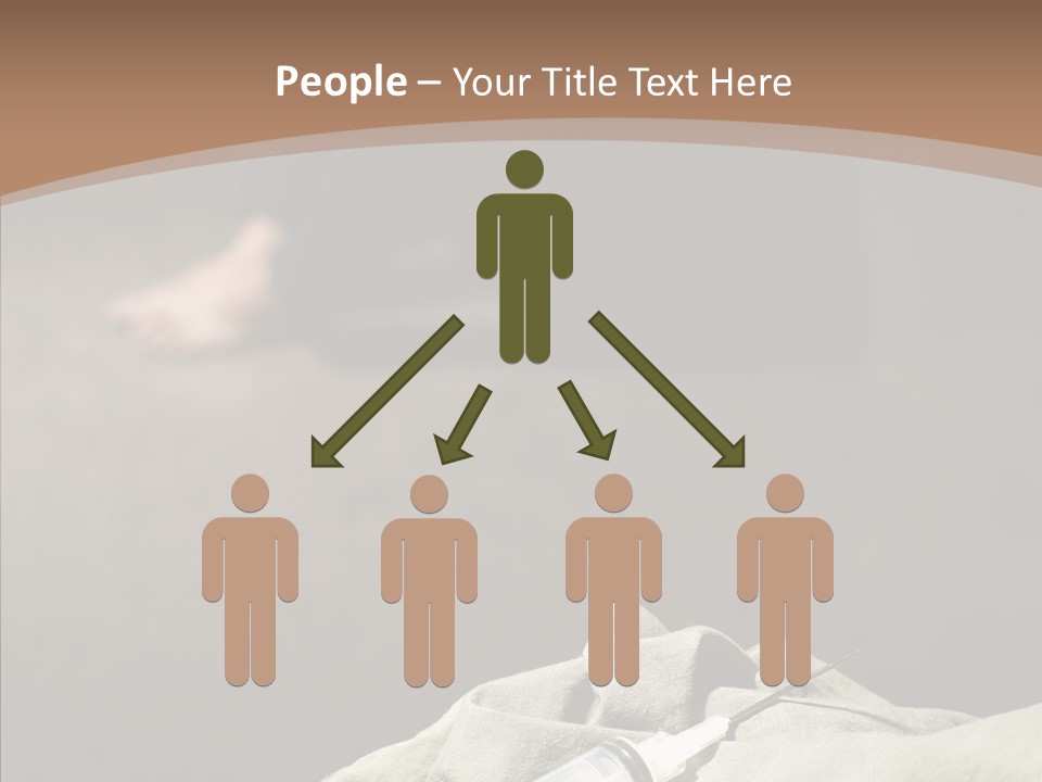 Sad Problem Syringe PowerPoint Template