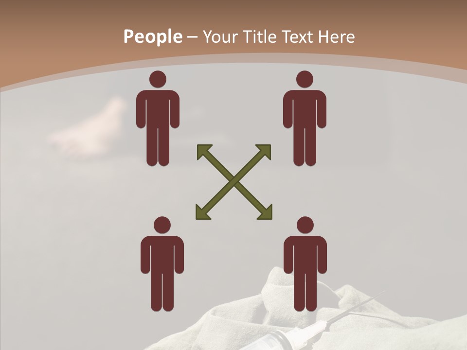 Sad Problem Syringe PowerPoint Template