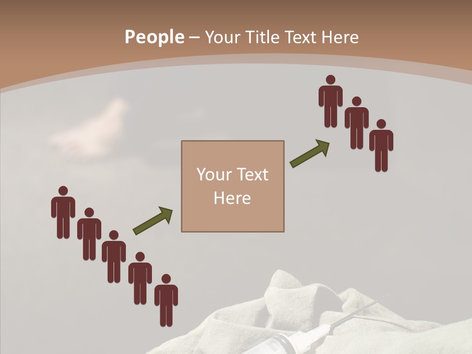 Sad Problem Syringe PowerPoint Template