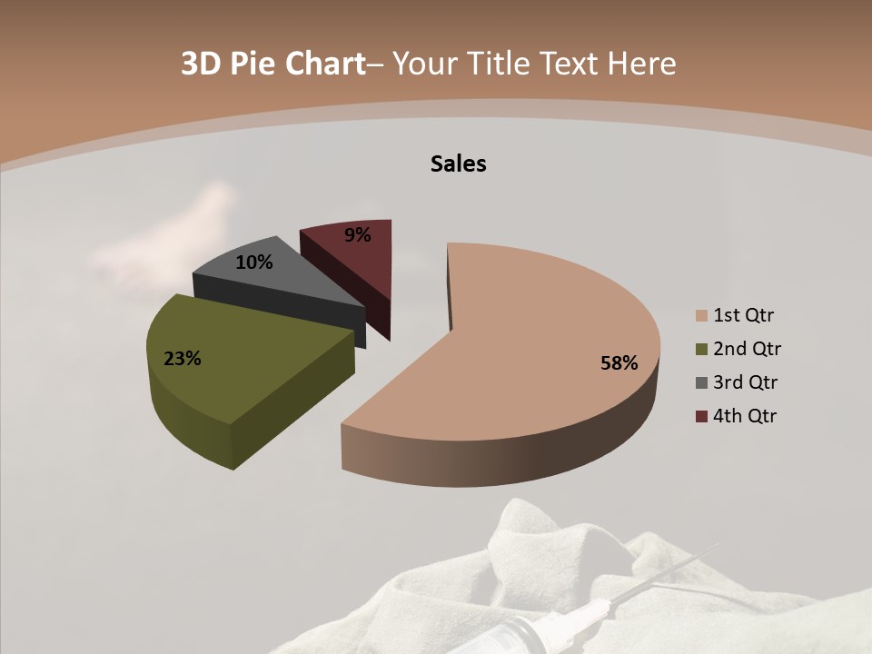 Sad Problem Syringe PowerPoint Template