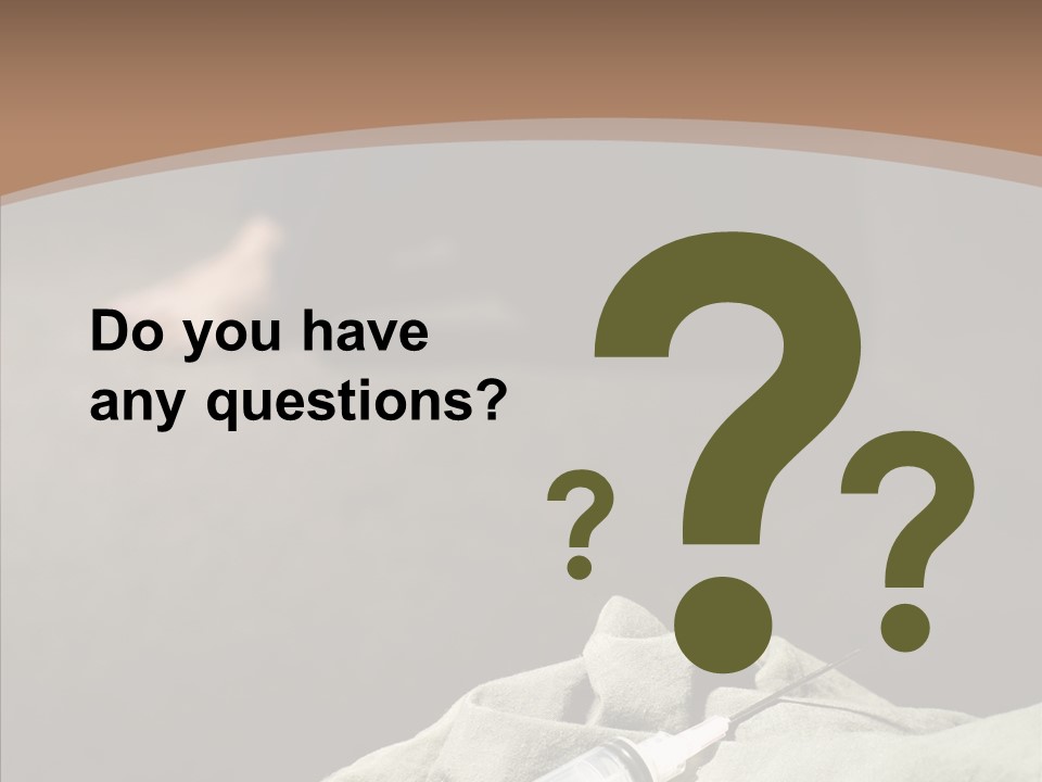 Sad Problem Syringe PowerPoint Template