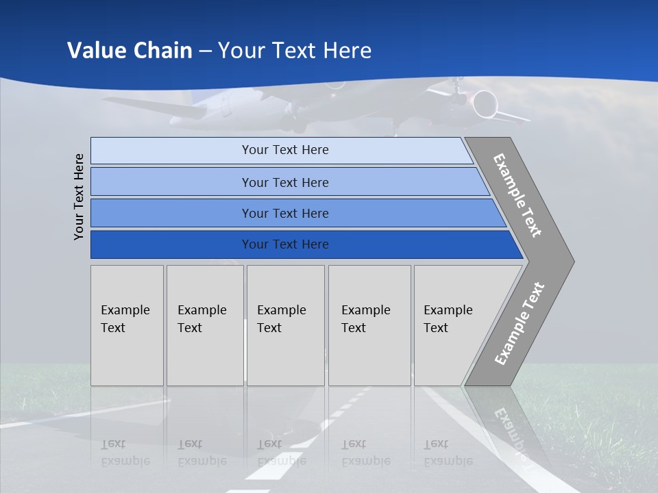 Car Cloudy Street PowerPoint Template