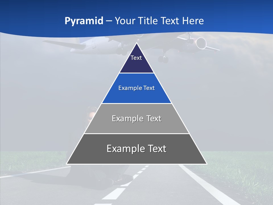 Car Cloudy Street PowerPoint Template