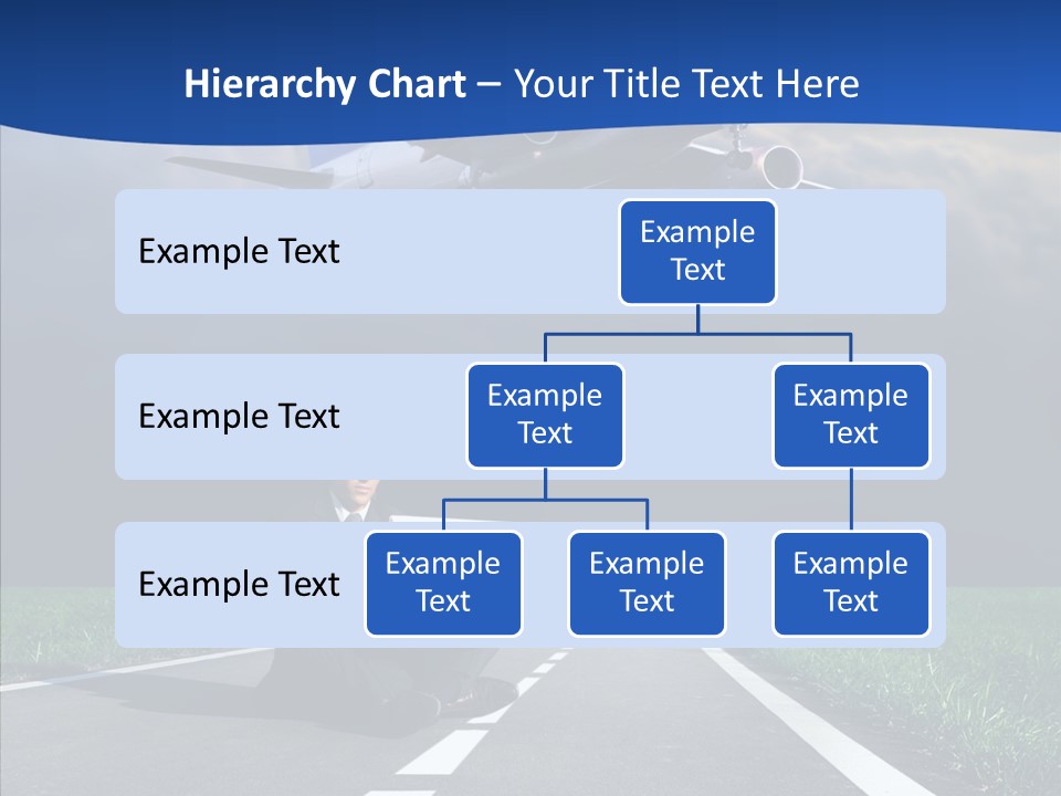 Car Cloudy Street PowerPoint Template