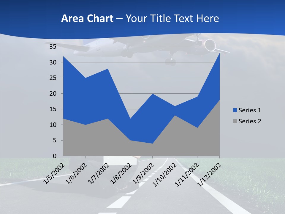 Car Cloudy Street PowerPoint Template