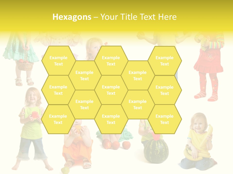 Yellow Apple People PowerPoint Template