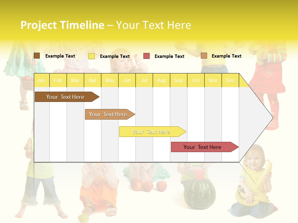 Yellow Apple People PowerPoint Template