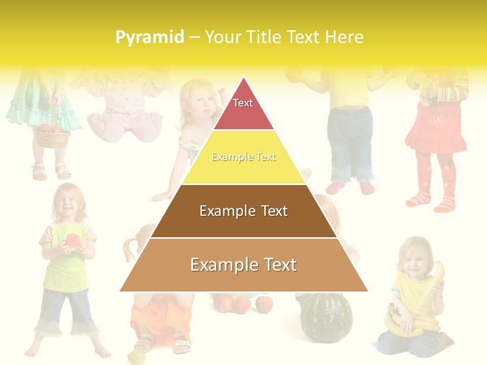 Yellow Apple People PowerPoint Template