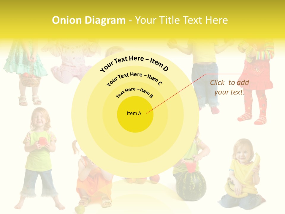 Yellow Apple People PowerPoint Template