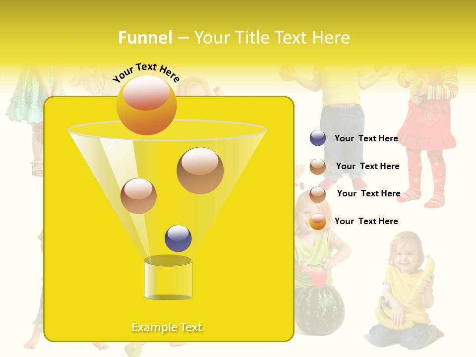 Yellow Apple People PowerPoint Template