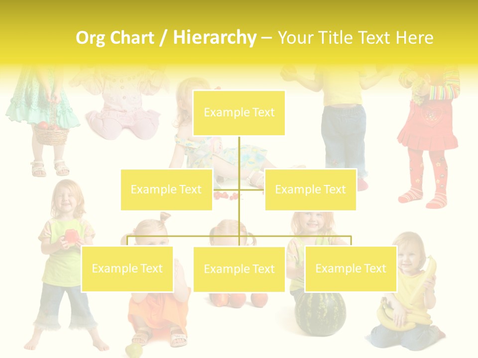 Yellow Apple People PowerPoint Template