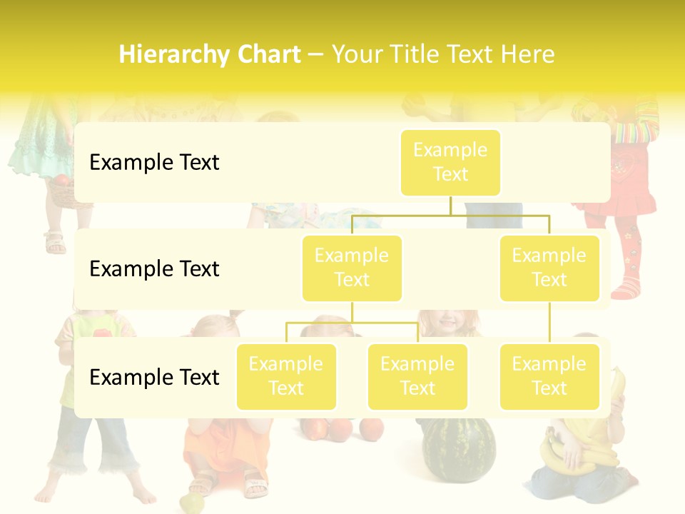 Yellow Apple People PowerPoint Template