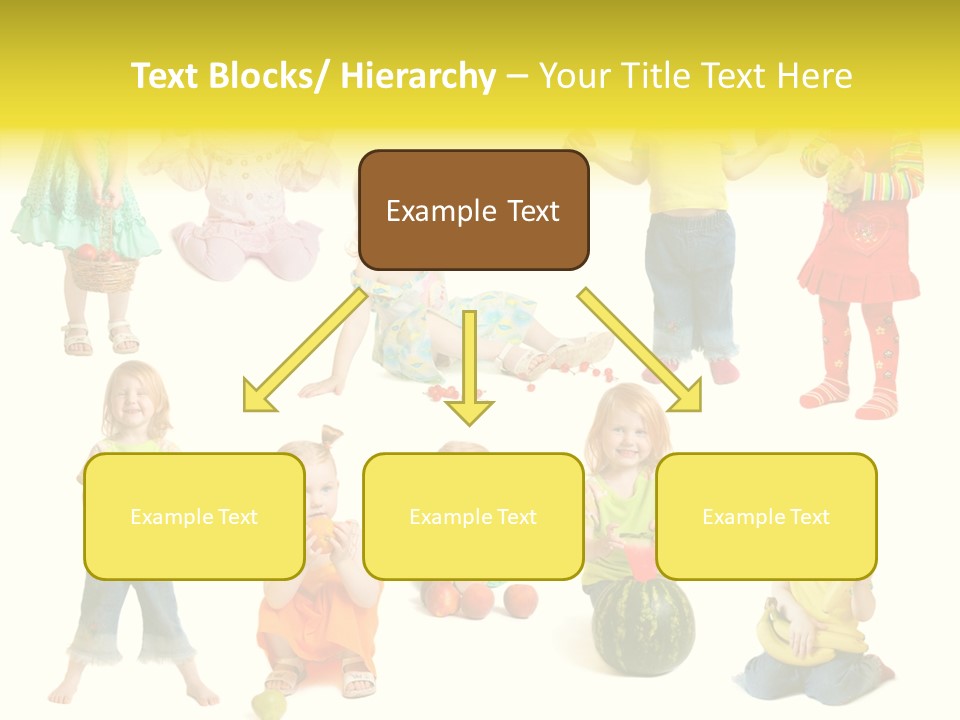 Yellow Apple People PowerPoint Template