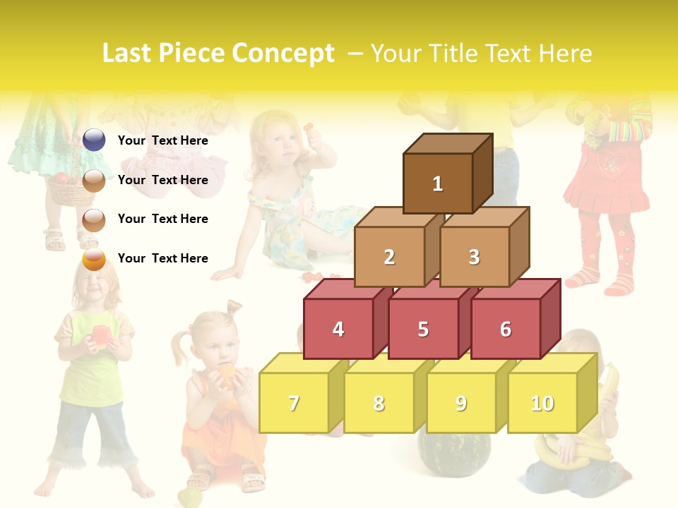 Yellow Apple People PowerPoint Template