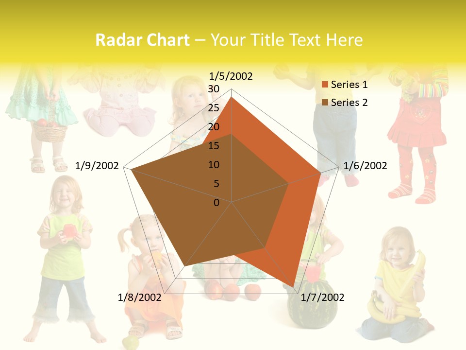 Yellow Apple People PowerPoint Template