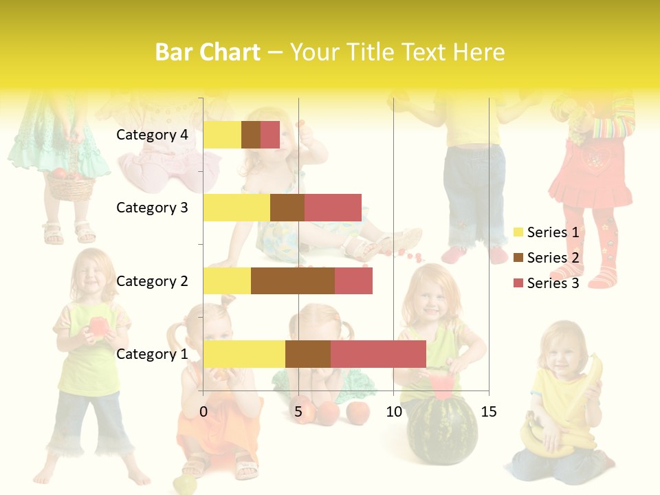Yellow Apple People PowerPoint Template