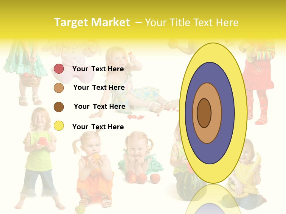 Yellow Apple People PowerPoint Template